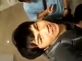 caught blowing in the toilet